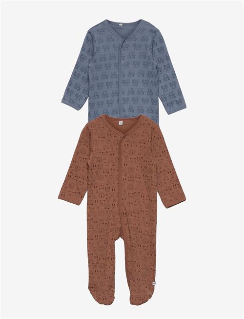 Pippi | Nightsuit W/F -Buttons 2-Pack | 62