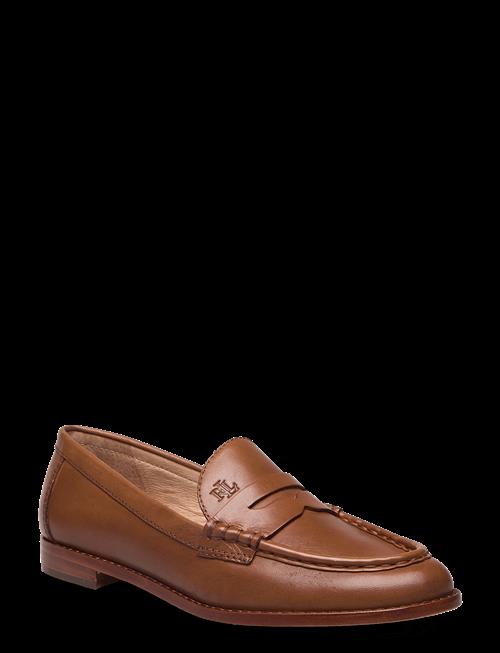Lauren Ralph Lauren | Wynnie Burnished Leather Loafer | 39