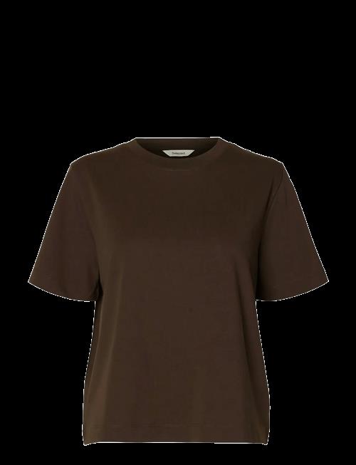 Selected | Slfessential Ss Boxy Tee Noos | L