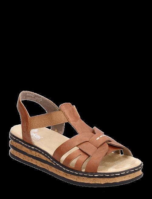 Rieker | Rieker Ladies' Sandals 62918-22 Brown | 42