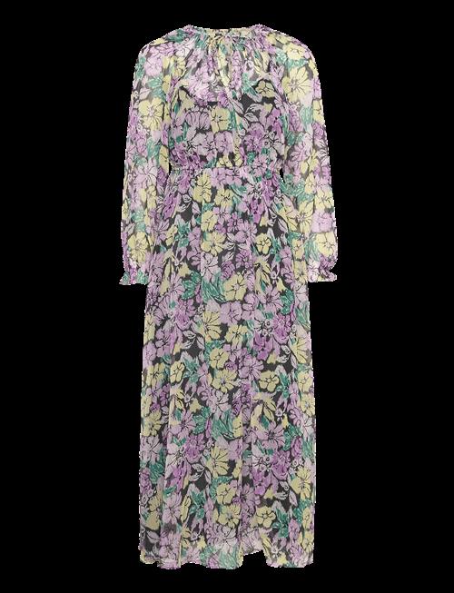 Mango | Textured Floral-Pattern Dress | XS