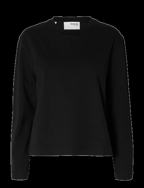 Selected | Slwessential Ls Boxy Tee Noos | XS