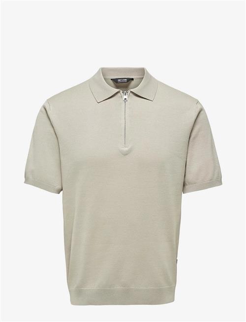 ONLY & SONS | Onswyler Life Reg 14 Ss Zip Polo Knit | M