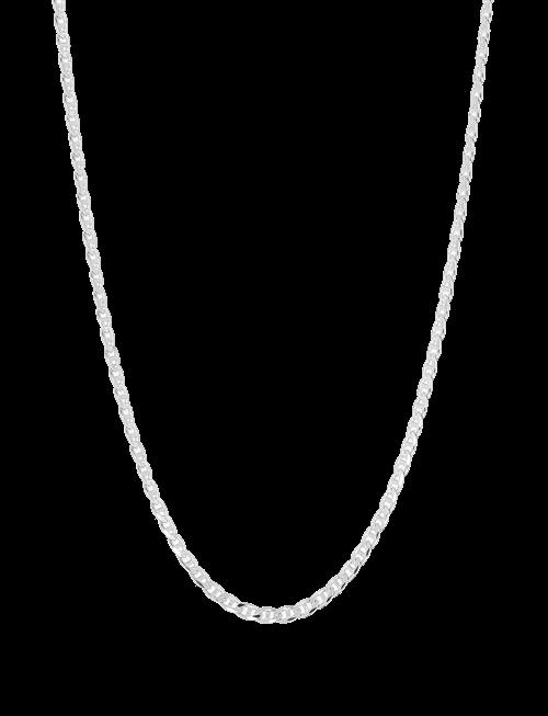 IX Studios | Ix Curb Medi Chain Silver | 45 cm 45 cm