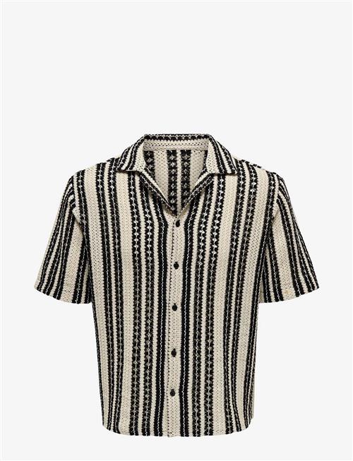 ONLY & SONS | Onsdani Crochet Ss Shirt Noos | XS