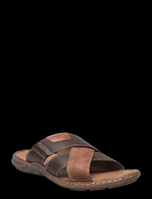 Rieker | Rieker Mens Sandals 22053-25 Brown | 41