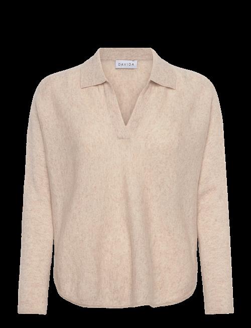 Davida Cashmere | Curved Open Collar | XL