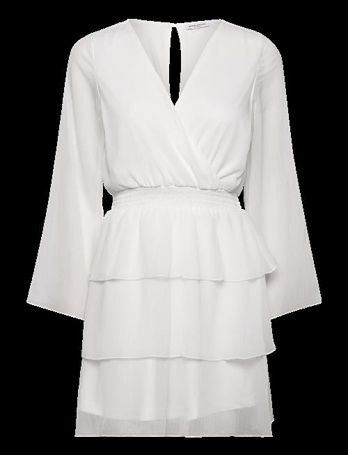 Bubbleroom | Frill L/S Chiffon Dress | 38