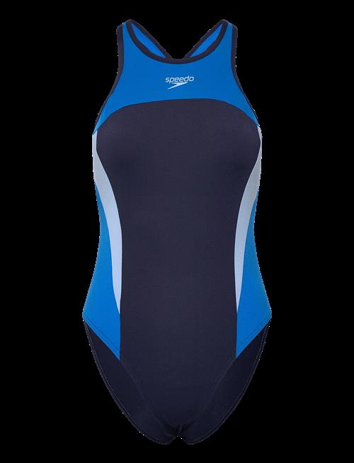 Speedo | Womens High Neck Splice Cross Back Swimsuit | 42