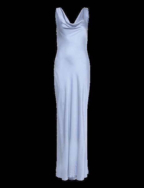 Malina | Leah Cowl Neck Satin Maxi Dress | XL