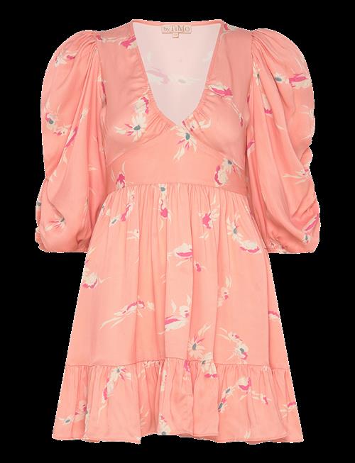 by Ti Mo | Crepe Satin Puffed Mini Dress | M