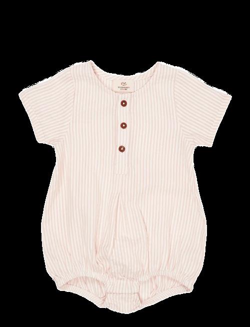Copenhagen Colors | Seersucker Romper W. Sleeves | 56