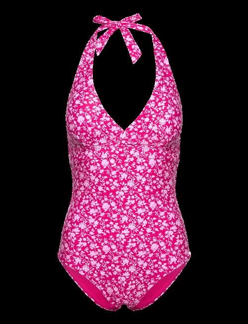 Abecita | Haiti Halterneck Swimsuit Pink Crush | D/E x 46