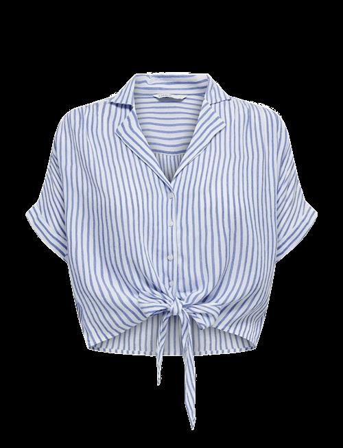 ONLY | Onlpaula Life S/S Tie Shirt Wvn Noos | S