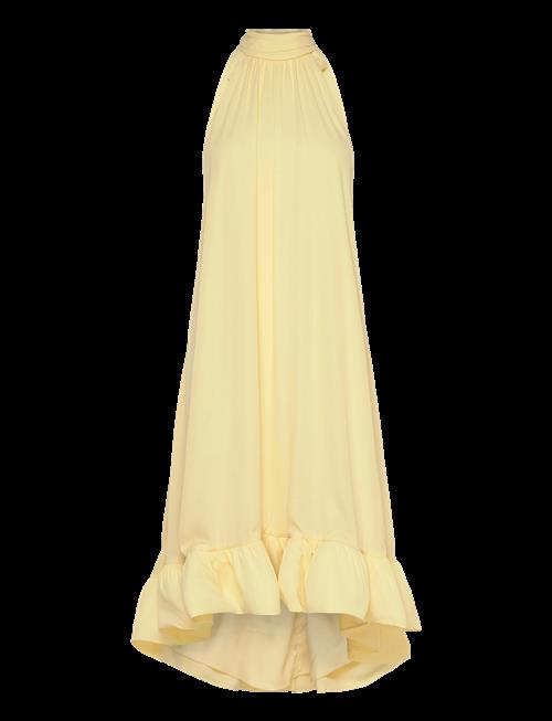 Malina | Sabrina Halterneck Ruffled Midi Dress | M