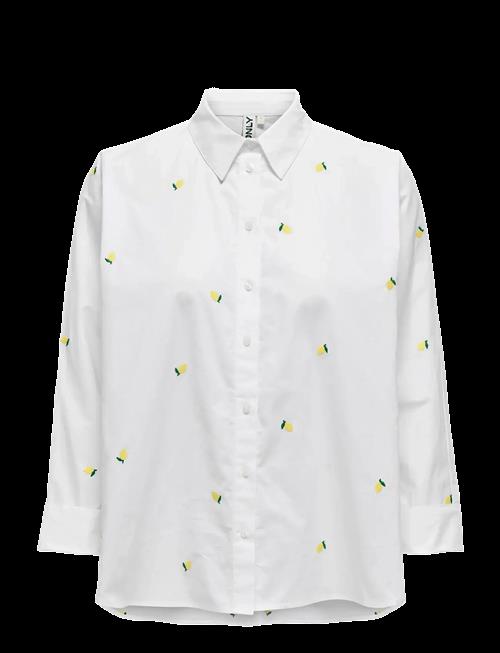 ONLY | Onlnew Lina Grace Ls Emb Shirt Noos Wvn | XL