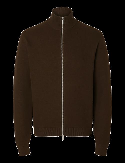 Selected | Slmdane Ls Knit Reg Struc Full Zip Noos | M