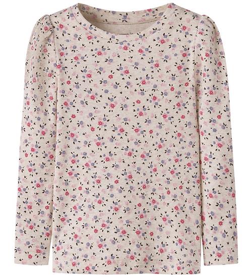 Name It Bluse - NmfNicole - Rib - Slim - Peyote Melange