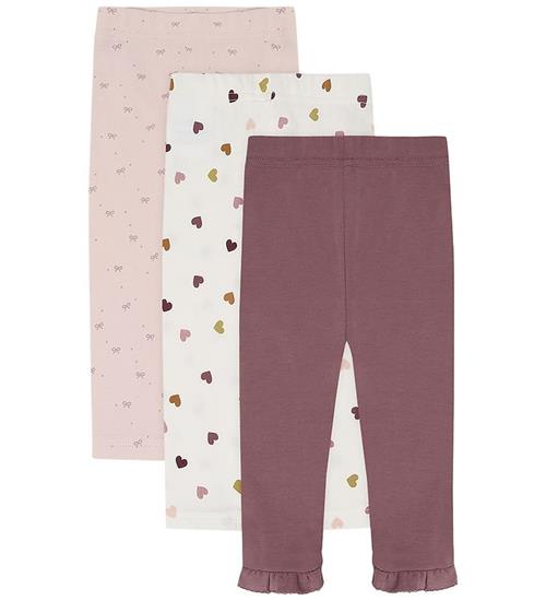 Hust and Claire Leggings - 3-pak - HCLiva - Hushed Pink