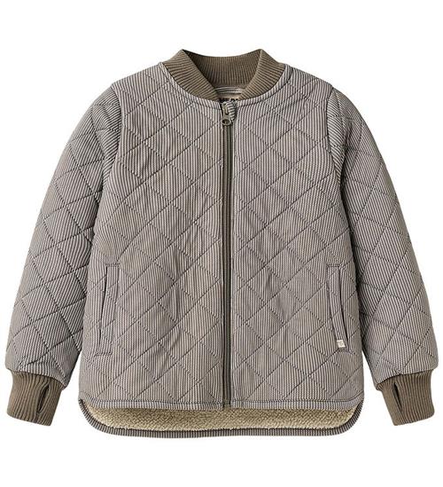 Wheat Termojakke m. Fleece - Benni - Brown Stripe