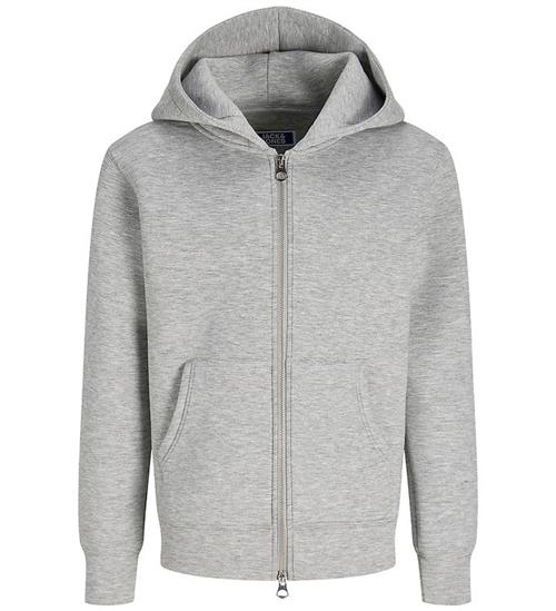 Jack & Jones Cardigan m. Hætte - Noos - JcoLegacy - Light Grey M