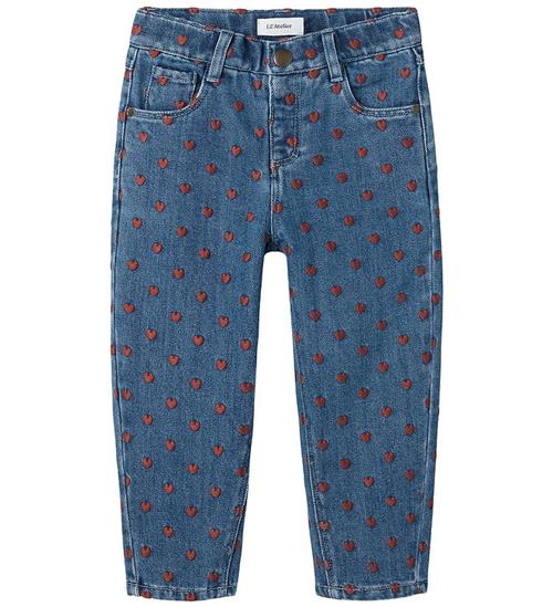 Lil Atelier Jeans - Loose - NmfLiva - Dark Blue Denim/Hearts