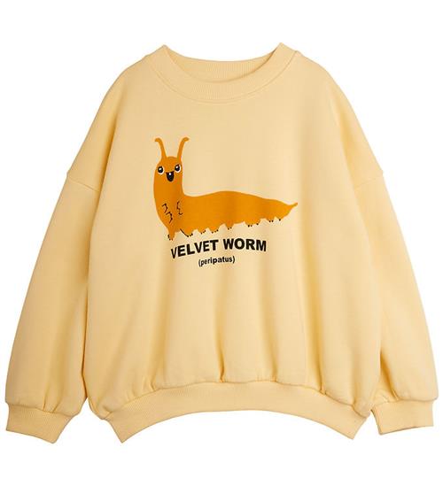 Mini Rodini Sweatshirt - Velvet worm - Yellow