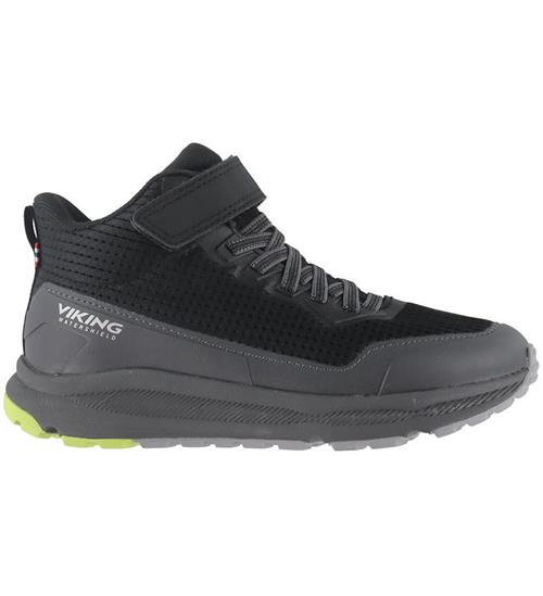 Viking Støvler - Flow Mid WP 1V - Black/Charcoal
