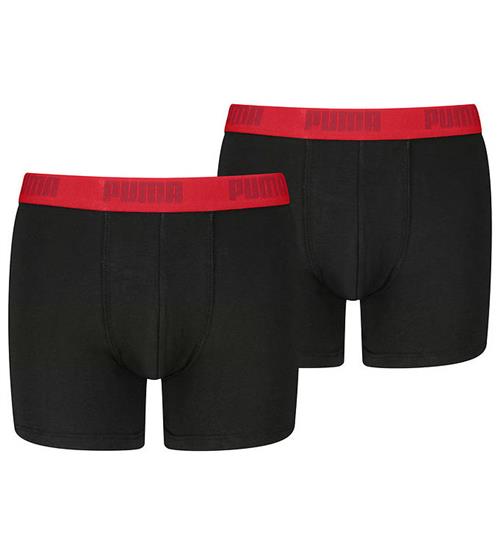 Puma Boxershorts - 2-pak - Rød/Sort