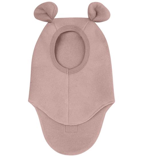 Huttelithut Elefanthue - Uldfleece - 1-lags - Mahogany Rose m. Ø