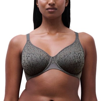 Chantelle BH EasyFeel Norah Underwired Bra Mørkgrå  nylon G 75 Dame