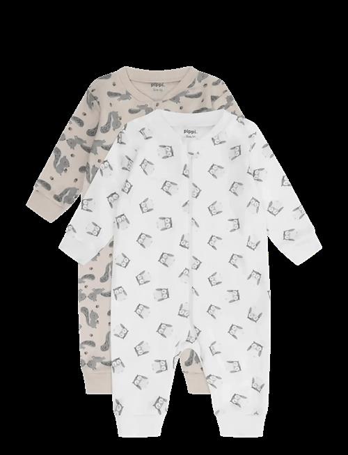 Pippi | Nightsuit -Zipper (2-Pack) | 98