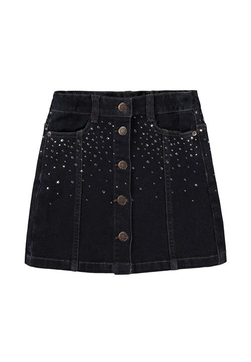 Molo Bera Skirt Rhinestone Raw Rhinestone Raw 134/140 cm  Sort  134/140 cm  Piger