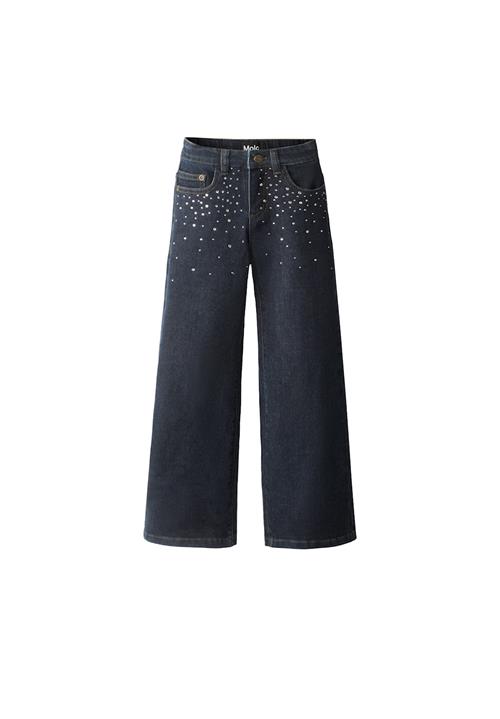 Molo Asta Woven Pants Rhinestone Raw Rhinestone Raw 158 cm  Sort  158 cm  Piger