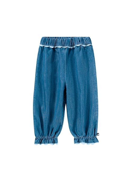 Molo Sana Woven Pants Mid Blue Wash Mid Blue Wash 98 cm  Blå  98 cm  Piger