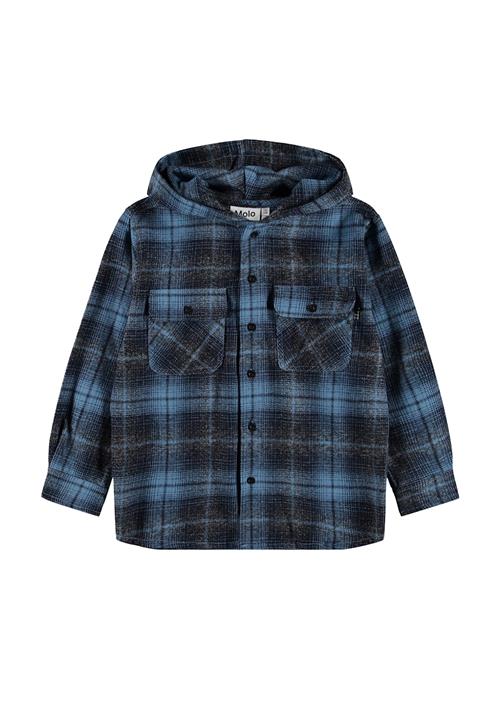 Molo Rizz Ternet Skjorte Twilight Check  Twilight Check 122/128 cm  Blå  122/128 cm  Drenge