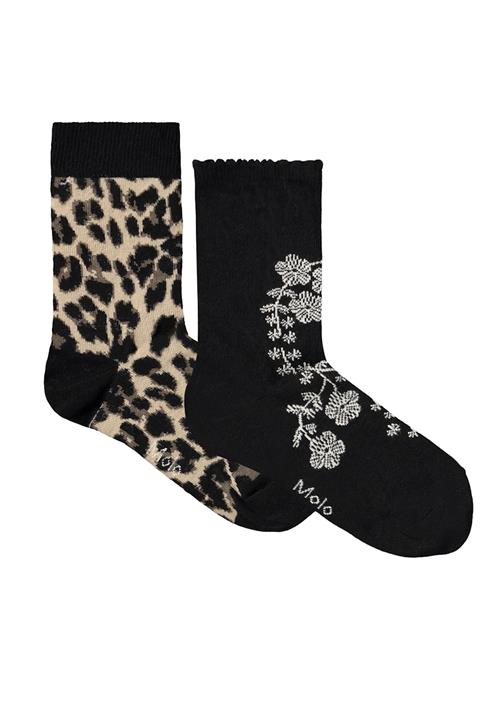 Molo Nomi Socks Flower Leo Flower Leo 23-26 EU  Sort  23-26 EU  Piger