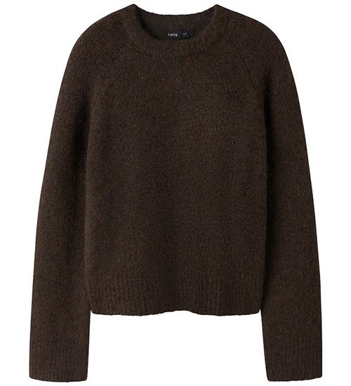 LMTD Sweatshirt - NlfBullo - Strik - Black Coffee