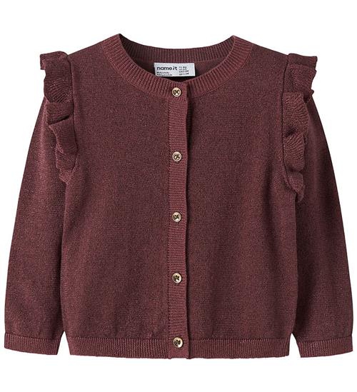 Name It Cardigan - Strik - NmfAbinne - Wild Ginger