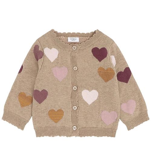 Hust and Claire Cardigan - Strik - HcCilja Lovely - Biscuit m. H