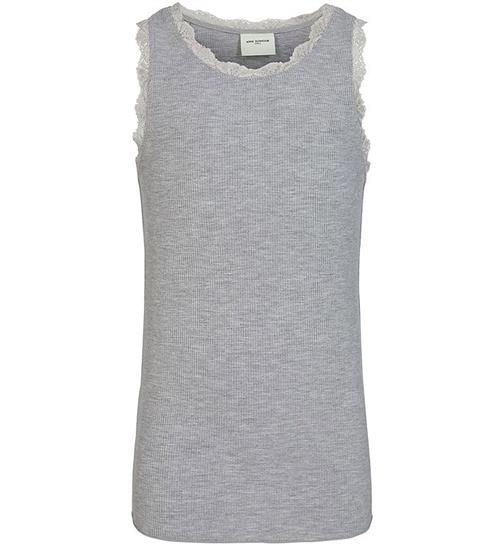 Sofie Schnoor Top - Rib - Grey Melange
