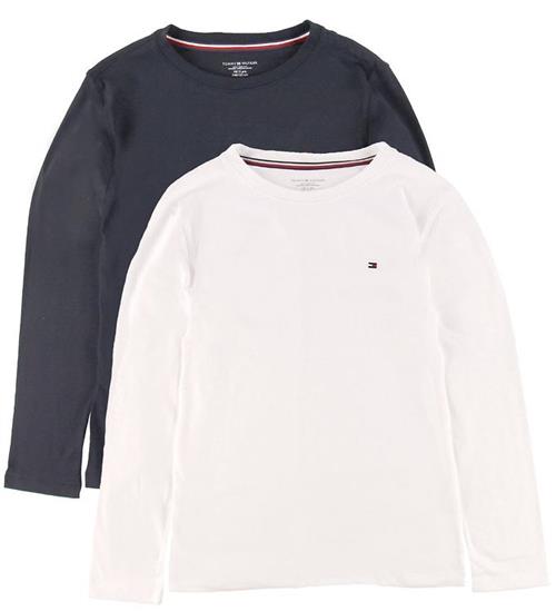 Tommy Hilfiger Bluser - 2-pak - Sort/Hvid