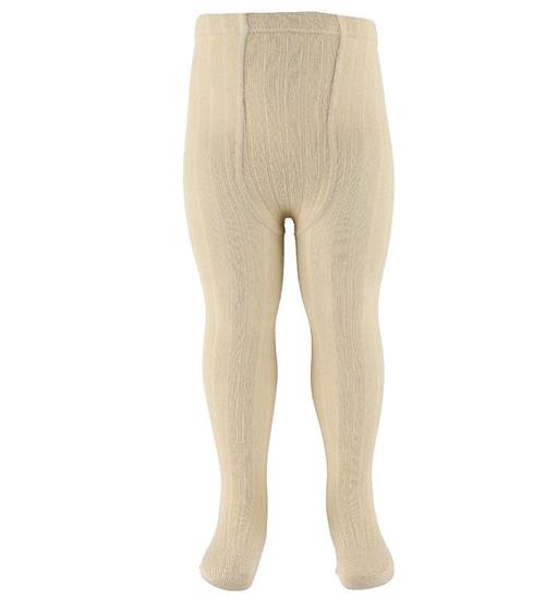 Condor Strømpebukser - Rib - Beige
