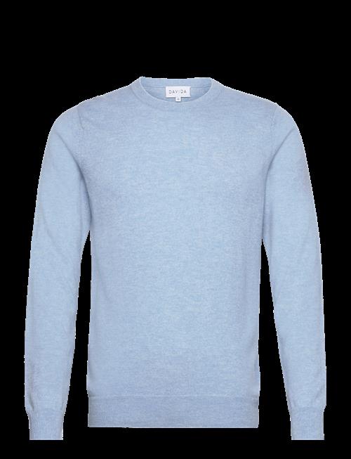 Davida Cashmere | Man O-Neck Plain | L
