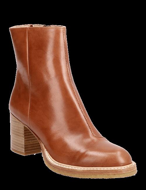 ANGULUS | Bootie - Block Heel - With Zippe | 38.5