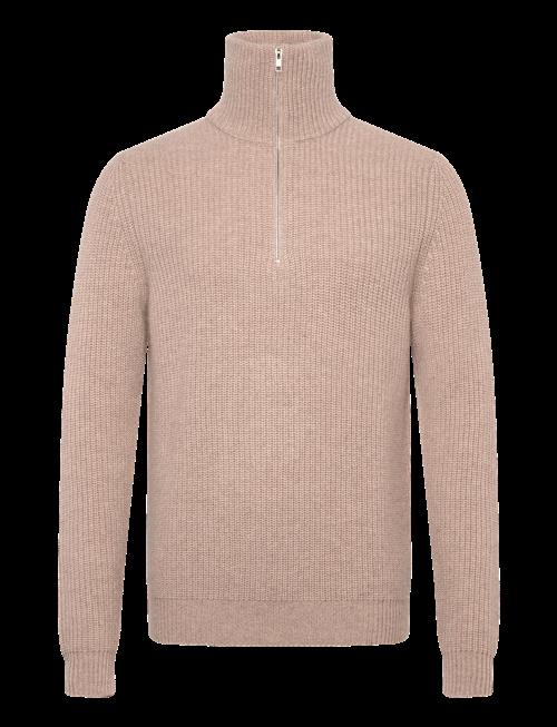 Davida Cashmere | Man Chunky Rib Half Zip | XL