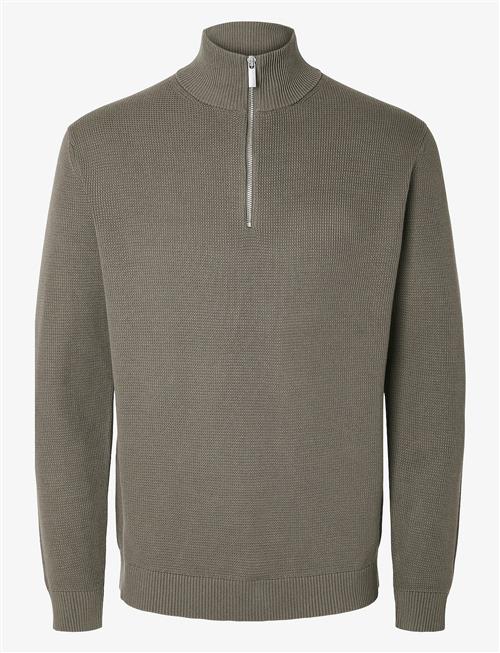 Selected | Slmdane Ls Knit Structure Half Zip Noos | L