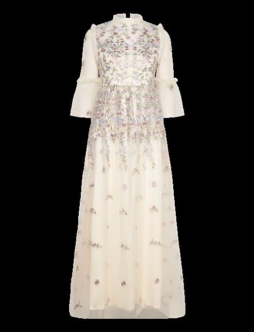 Malina | Nicolina Long Sleeved Lace Maxi Dress | XS