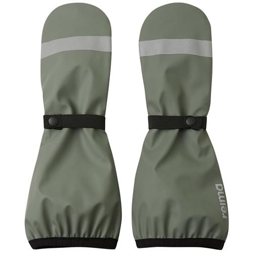 Reima Puro Regnvanter Greyish Green  Greyish Green-4 Y  Grøn  4 år  Drenge, Piger