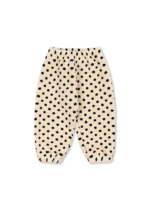Konges Sløjd Jody Fleecebukser Med Plys Dot Lumiere  Dot Lumiere-3Y  Hvid  3 år  Piger